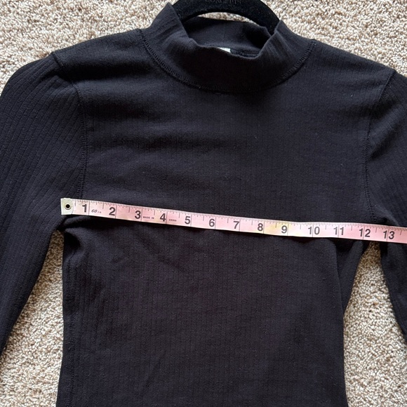 Free People Intimates Black Turtleneck Long Sleeve Top - Picture 5 of 6